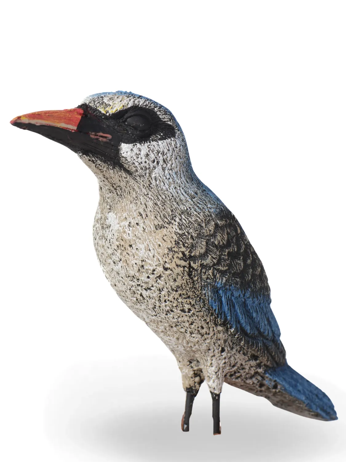 Painted Kingfisher Loose Lenght:70mm Width:70mm Height:180mm