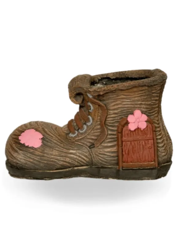 Painted Shoe Planter Small Length:300mm Width:170mm Height:240mm