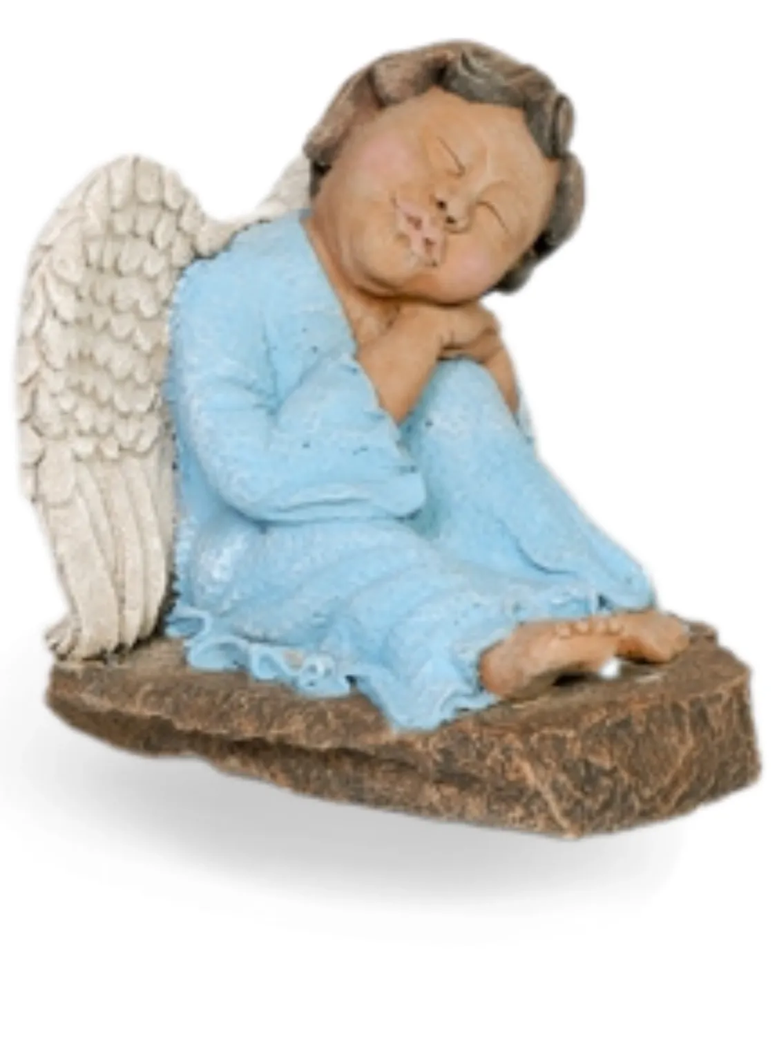 Painted Blue Angel Length:300mm Width:250mm Height:270mm