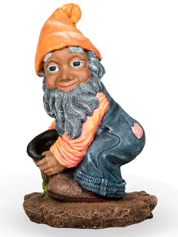 Painted Dwaie Kabouter Gnome Length:400mm Width:400mm Height:660mm