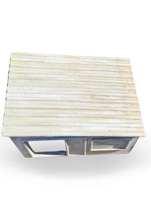 Modern Concrete Dog House Small Whitewash Finish Length:700mm Width:500mm Height:460mm