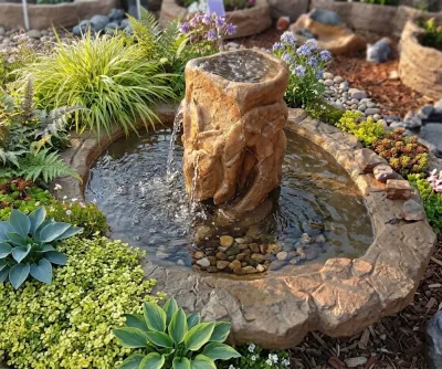Jumbo Planter &amp; Amanzi Pond​ 1.60Width 1.80Depth 0.83Height (CM) – 100KG​