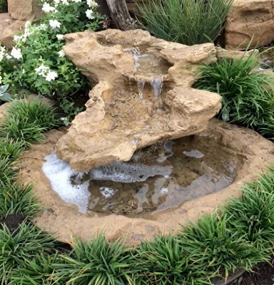 Living Top &amp; Living Pond Water Feature 1.0Width 1.4Depth  0.45Height – 65KG​