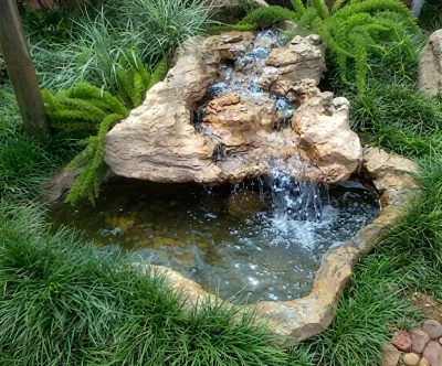 Meander Top &amp; Misty Pond Water Feature 1.55Width 1.6Depth 0.40Height (CM) – 135KG​