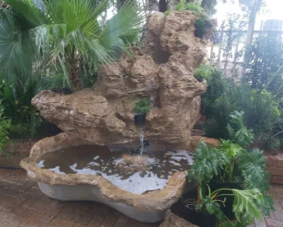 Majestic Heights Top &amp; Misty Pond Water Feature 1.6Width 1.9Depth 1.45Height (CM) – 330KG​