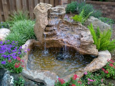 Rhapsody Top &amp; Birdhaven Pond Water Feauture Fountain 1.8Width 1.7Depth 0.55Height (CM) – 115KG​