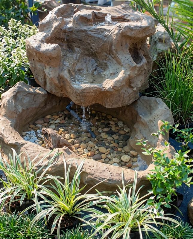 Tiny Top &amp; Pond Water Feauture 0.69Width 0.95Depth 0.48Height (CM) – 55KG​