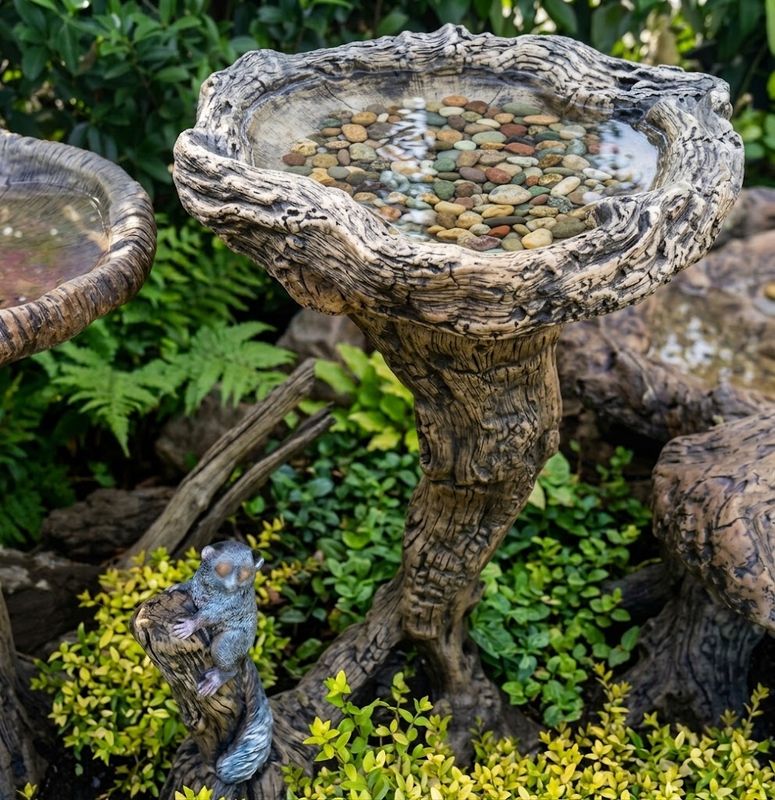 Bushbaby Bird Bath Set 0.66Width 0.46Depth 0.92Height (CM) – 55KG​