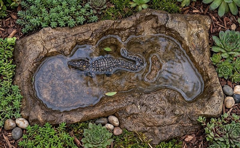 Croc Water Rock 0.80Width 0.48Depth 0.21Height (CM) – 22KG​