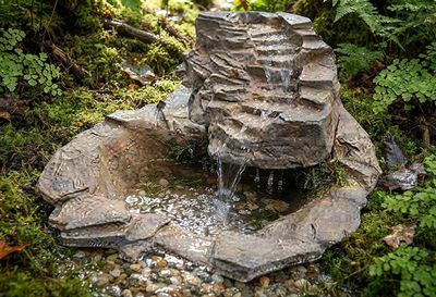 Fibreglass River Slate Stream &amp; River Slate Pond Lenght:1610mm Width:1140mm Height:570mm Volume:45Liters