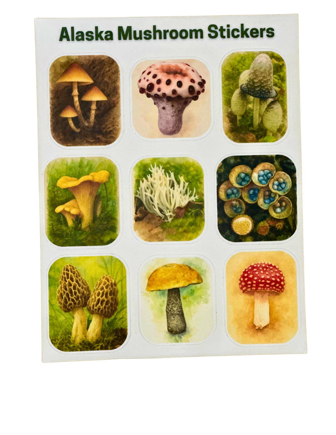 Mushroom Sticker Page