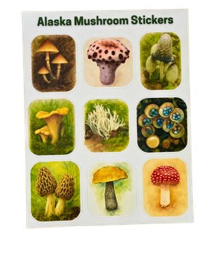 Mushroom Sticker Page