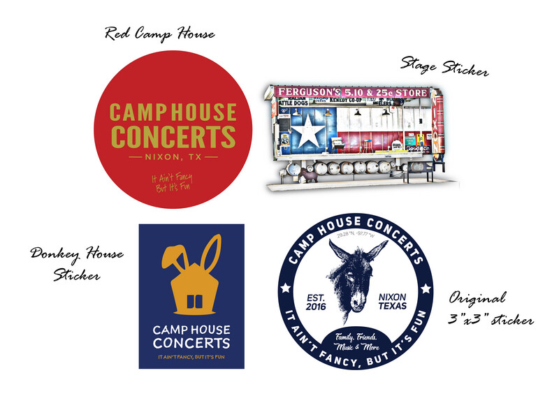 Camp House Stickers