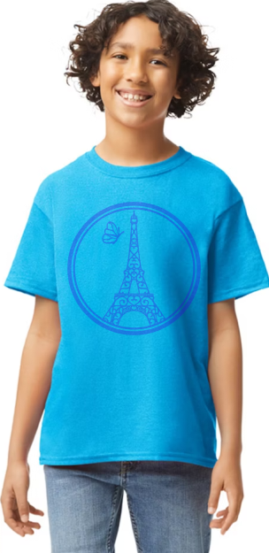 Youth Gildan Heather Blank Shirts (Bleachable)