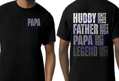 HUBBY FATHER PAPA LEGEND SINCE ...