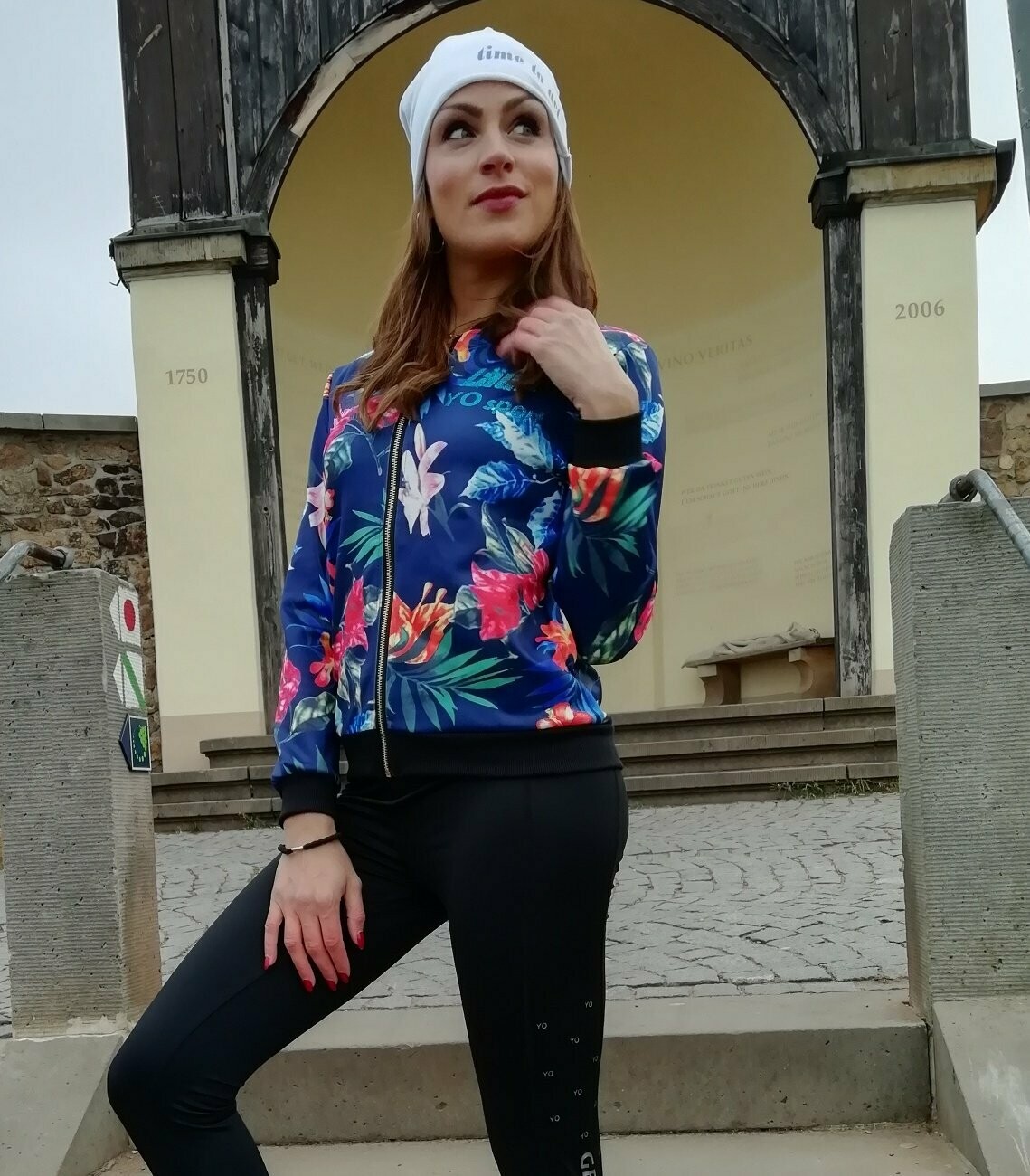 Flower Jacket "Läuft"