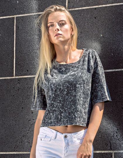 Washed Cropped Tee