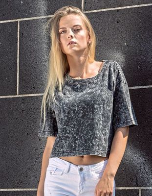 Washed Cropped Tee Washed Cropped Tee