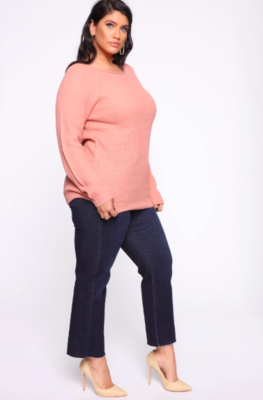 Adriana Waffle Sweater PLUS SIZE