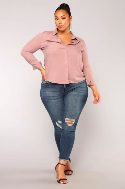 You Better Work Shirt - Mauve