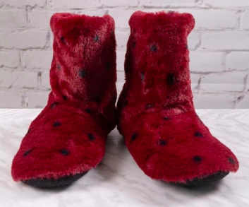 Slipper Boots - Burgundy