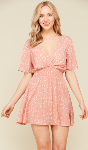 Star Dress - Pink