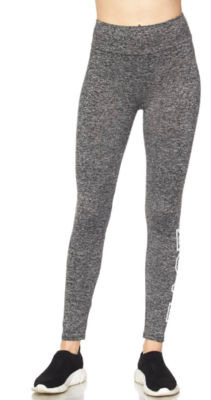 Love Printed Leggings Grey