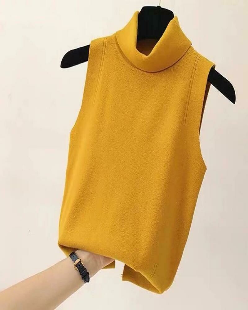 Mustard Turtle Neck