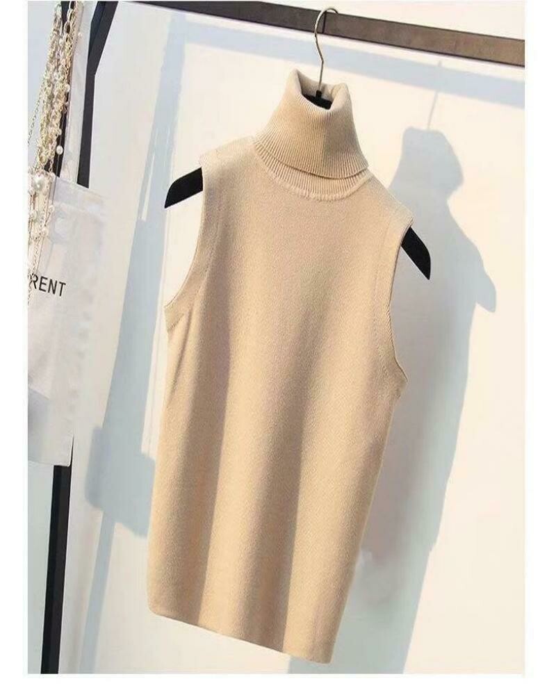 Turtle Neck Sweater-Ivory