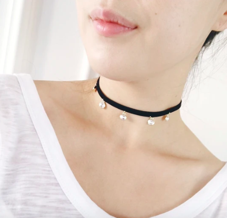 Swarovski Choker-Black