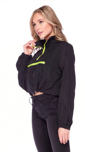Black Windbreaker