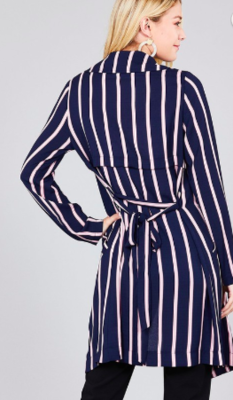 Pinstripe Blazer