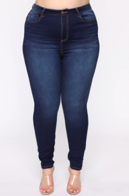 Plus Size Dark Wash Jeans