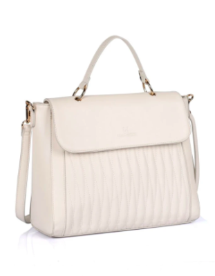Karla Hansen Satchel Handbag - Ivory