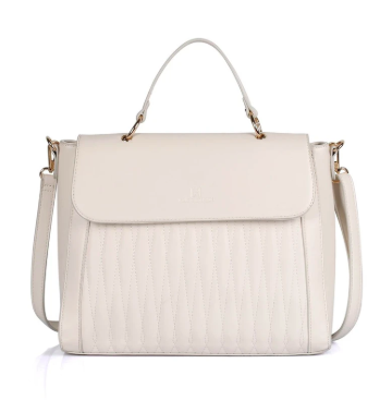 Karla Hansen Satchel Handbag - Ivory