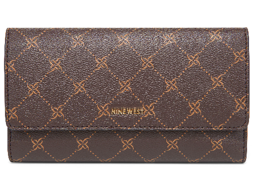 Status Logo Flap Organizer - Brown