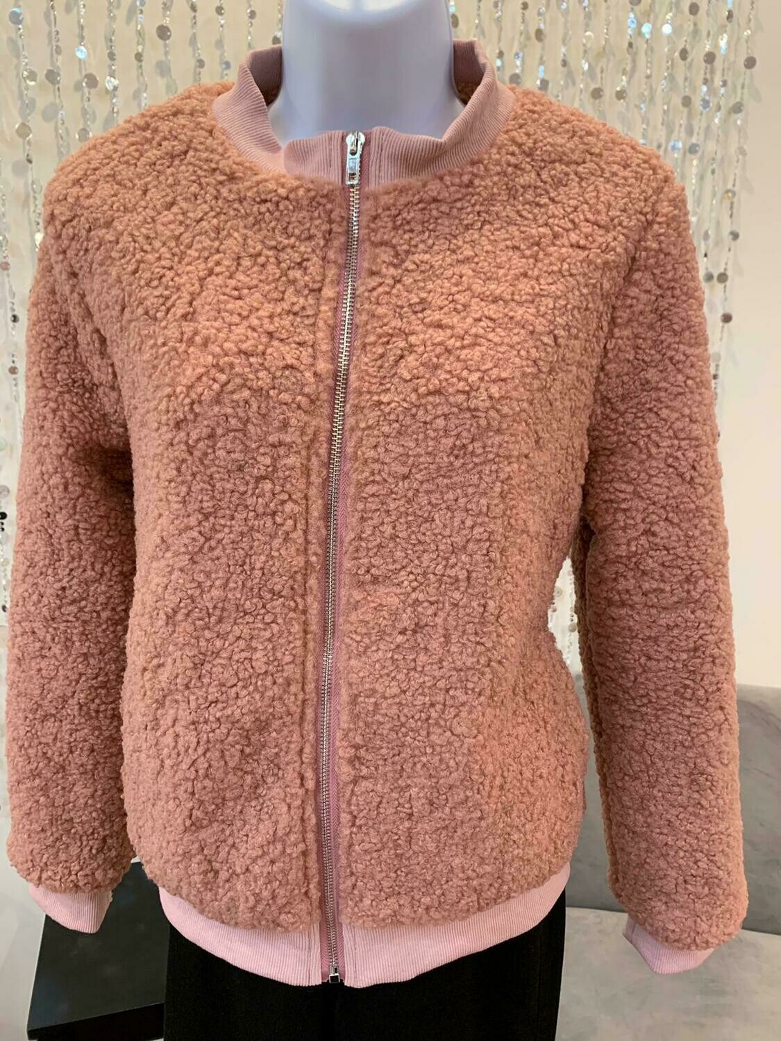 Pink Sugar Plum Fair Pocketed Jacket