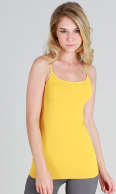 Spaghetti Strap - Yellow