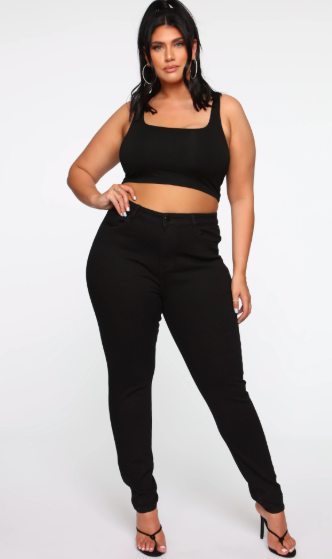 COME SEE ME SKINNY JEANS- Plus