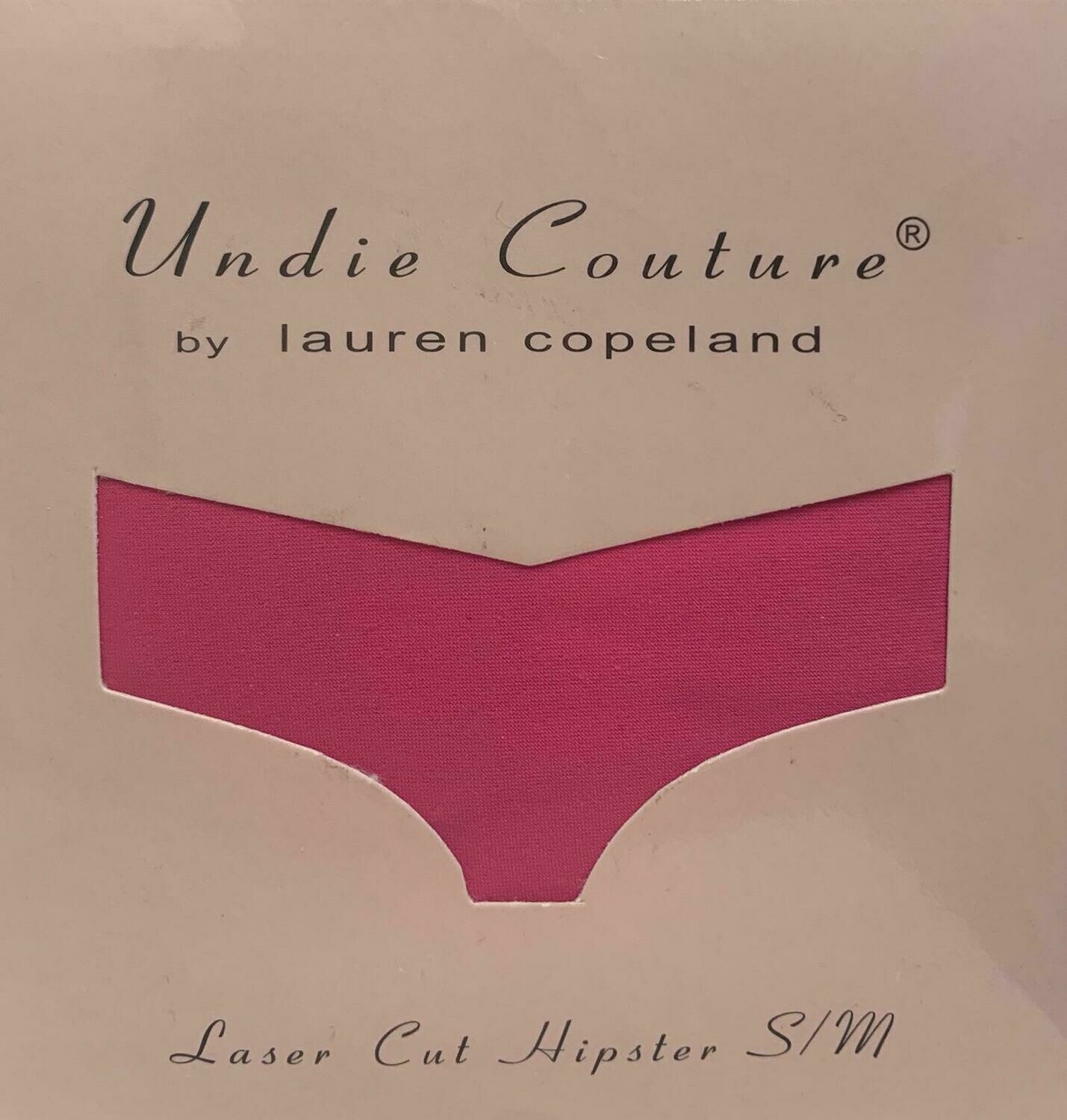 Undie Couture Laser Cut Hipster- Hot Pink