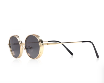 Sunglasses Round Lens- Black 