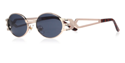 Sunglasses Round Lens- Navy