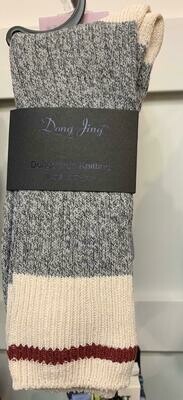 Women's Monkey Socks- Grey
