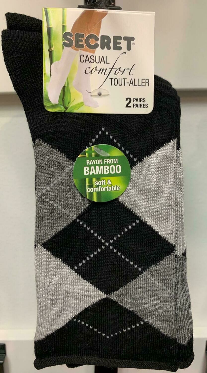 Women&#39;s Socks- Black/Gray