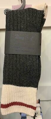 Women's Monkey Socks- Charcoal