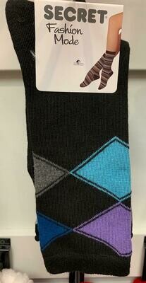 Women&#39;s Socks- Purple/Blue
