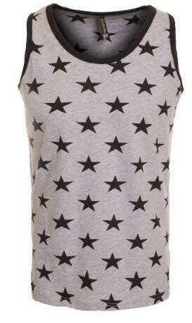 Men's Tank Top - Grey Star