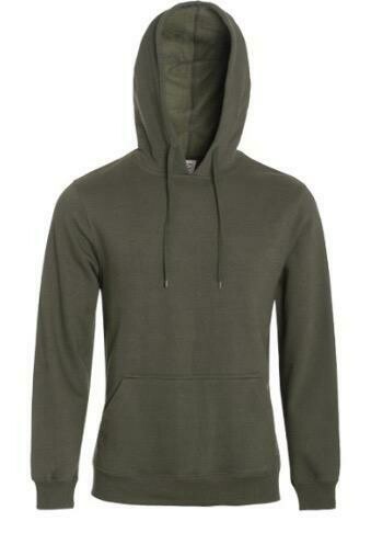 Men's Pullover Fleece Hoodie - Olive