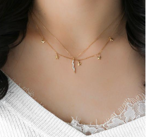Lightning Necklace - Sterling Silver