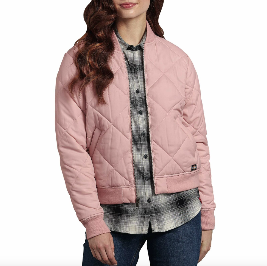 L-Pink Bomber Jacket